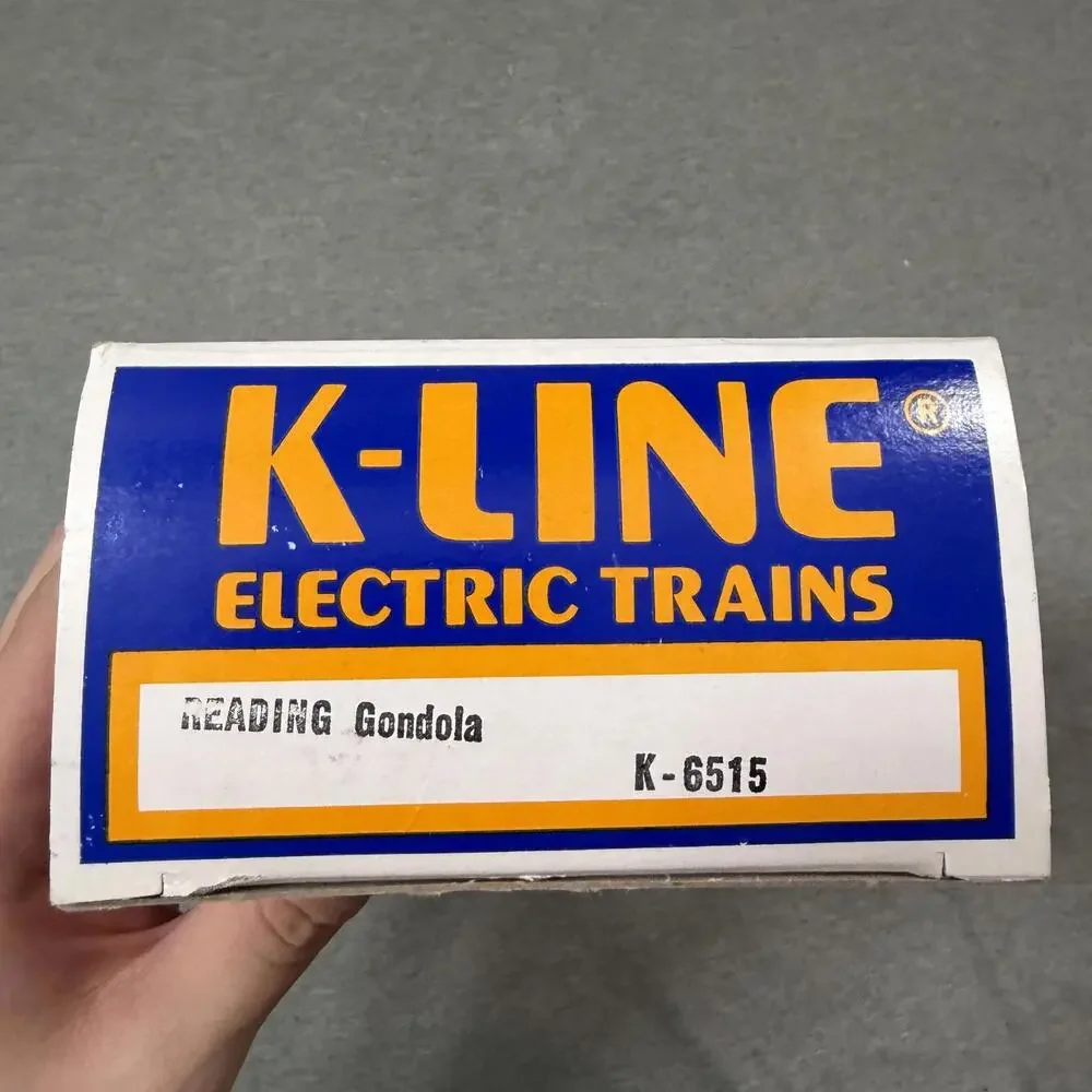 Vintage K-Line Reading RDG 6515 Gondola Train Car O Gauge Model New In‎ Box